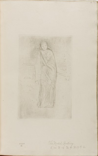 Drapizált modell alkotó: James Abbott McNeill Whistler