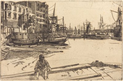 Eagle Wharf alkotó: James Abbott McNeill Whistler