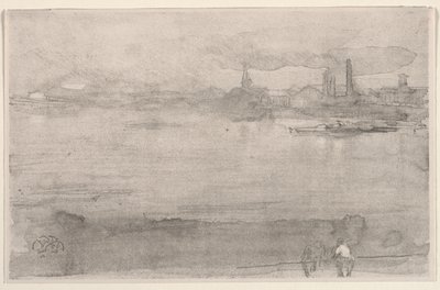 Kora reggel: A Temze Battersea-nél, Londonban alkotó: James McNeill Whistler