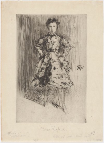 Elinor Leyland alkotó: James Abbott McNeill Whistler