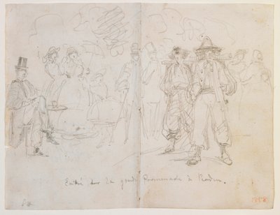 Belépett a badeni nagy sétányra alkotó: James Abbott McNeill Whistler
