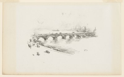 Este, Little Waterloo híd alkotó: James Abbott McNeill Whistler