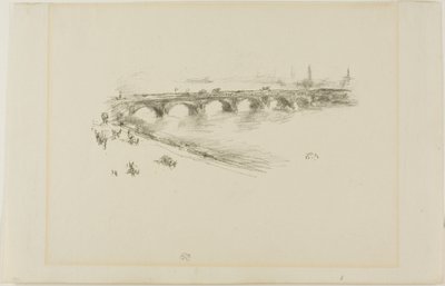 Este, Little Waterloo híd alkotó: James Abbott McNeill Whistler
