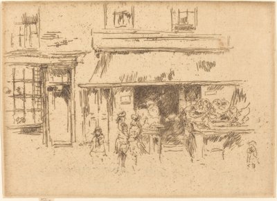 Exeter utca alkotó: James Abbott McNeill Whistler