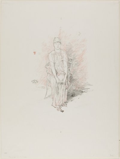 ábra Tanulmány a színekben alkotó: James Abbott McNeill Whistler