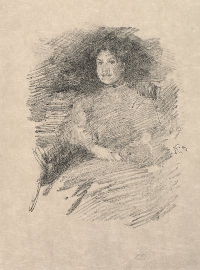 Firelight (Mrs. Pennell) alkotó: James McNeill Whistler