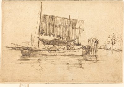 Halászhajó alkotó: James Abbott McNeill Whistler
