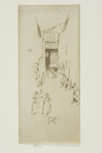 Fleur-de-lys átjáró alkotó: James Abbott McNeill Whistler