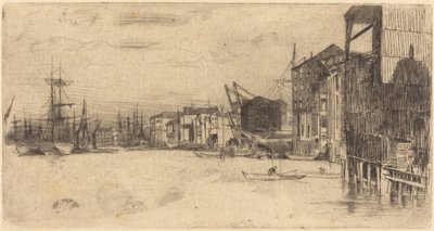 Szabadkereskedelmi rakpart alkotó: James McNeill Whistler