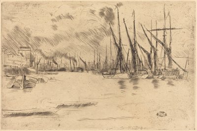 A Savanyú-hering lépcsőtől alkotó: James McNeill Whistler