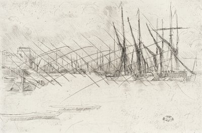 A Pickle-Herring lépcsőtől alkotó: James McNeill Whistler