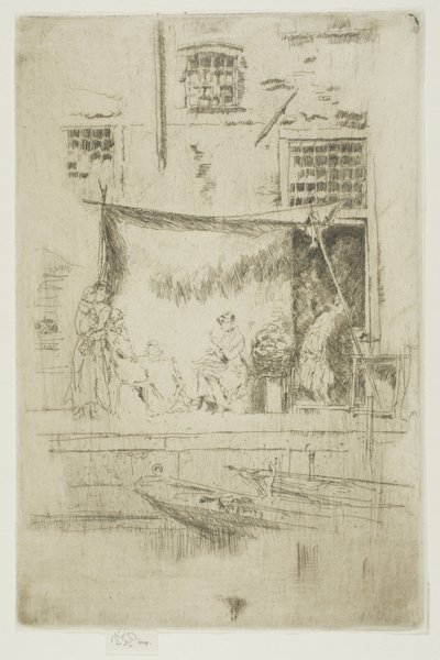 Gyümölcsbódé alkotó: James Abbott McNeill Whistler