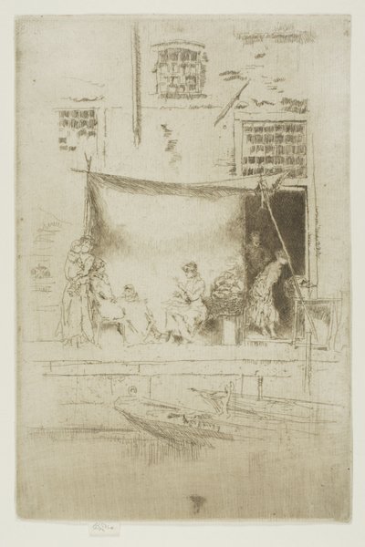 Gyümölcsbódé alkotó: James Abbott McNeill Whistler