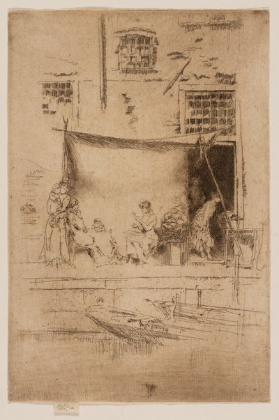 Gyümölcsbódé alkotó: James Abbott McNeill Whistler