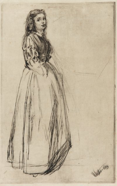 Fumette, álló alkotó: James Abbott McNeill Whistler