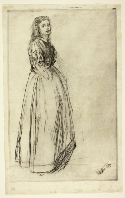Fumette, álló alkotó: James Abbott McNeill Whistler