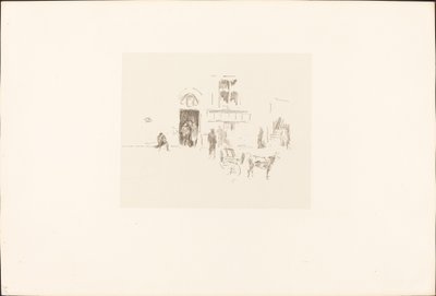 Gaiety Stage Door alkotó: James Abbott McNeill Whistler