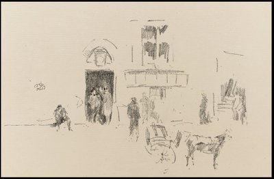Gaiety Stage Door alkotó: James Abbott McNeill Whistler