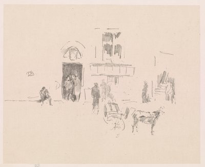 Gaiety Stage Door alkotó: James Abbott McNeill Whistler