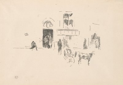 Gaiety Stage Door alkotó: James Abbott McNeill Whistler