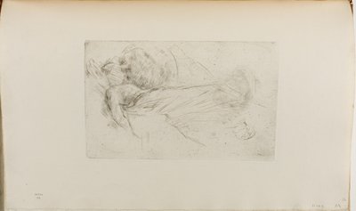 Lány fekve alkotó: James Abbott McNeill Whistler