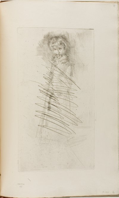 Lány állva alkotó: James Abbott McNeill Whistler