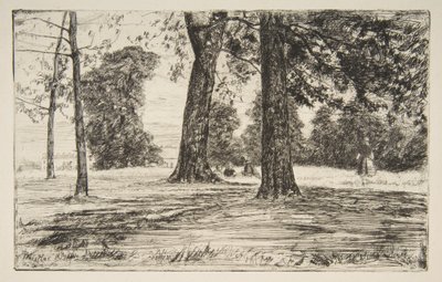 Greenwich Park alkotó: James McNeill Whistler