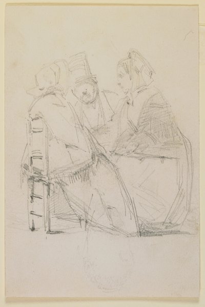Csoportos beszélgetés alkotó: James Abbott McNeill Whistler