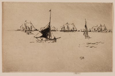 Őfelsége flottája: Esténként alkotó: James McNeill Whistler