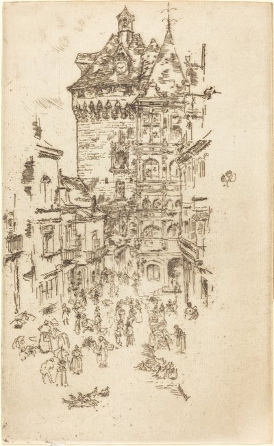 Városháza, Loches alkotó: James Abbott McNeill Whistler