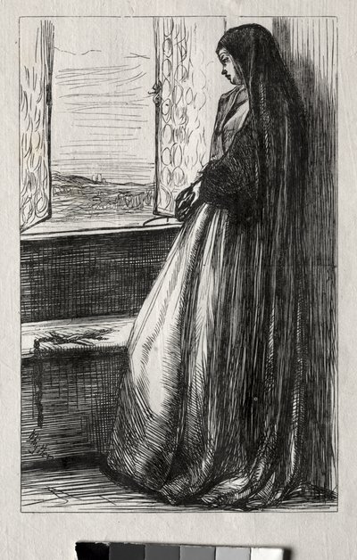 Illusztráció a „Once a Week” című lapban megjelent „Bruckhardt gróf” című cikkhez alkotó: James McNeill Whistler