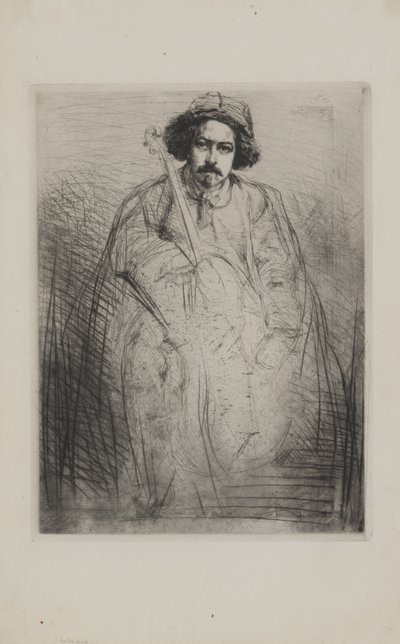 J. Becquet, szobrász alkotó: James McNeill Whistler