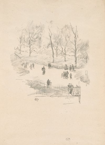 Kensington Gardens alkotó: James Abbott McNeill Whistler