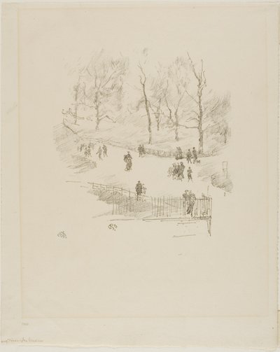 Kensington Gardens alkotó: James Abbott McNeill Whistler