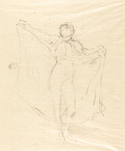 La Danseuse: Tanulmány az aktról alkotó: James Abbott McNeill Whistler