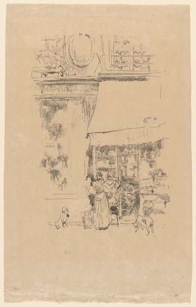 A rue de Grenelle gyümölcsei alkotó: James Abbott McNeill Whistler