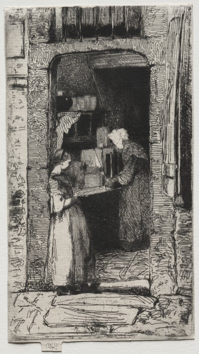 A mustárárusnő alkotó: James McNeill Whistler