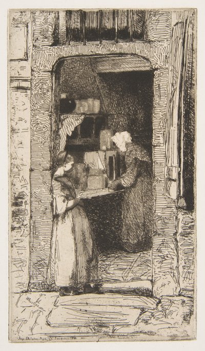 A mustárárusnő alkotó: James McNeill Whistler