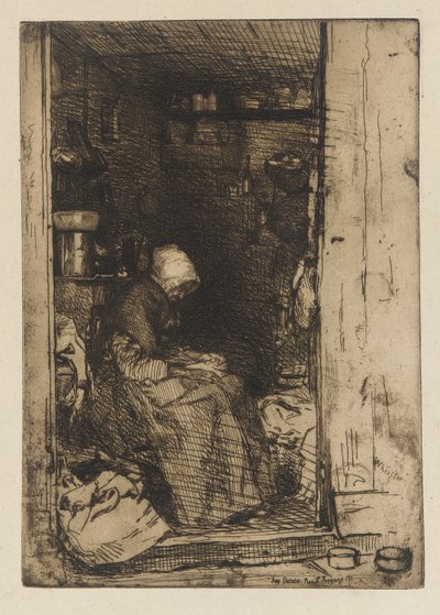 A rongyos öregasszony alkotó: James Abbott McNeill Whistler