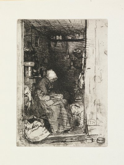 A rongyos öregasszony alkotó: James Abbott McNeill Whistler