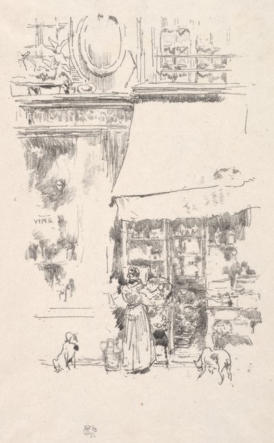 A Rue de Grenelle-i tejüzem alkotó: James McNeill Whistler