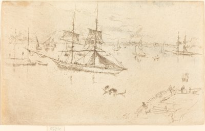 Lagúna: Dél alkotó: James Abbott McNeill Whistler