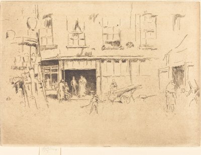 Kis udvar alkotó: James Abbott McNeill Whistler
