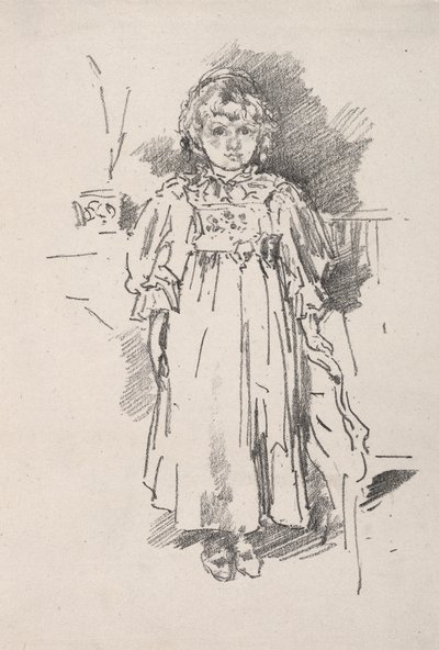 A kis Evelyn alkotó: James McNeill Whistler