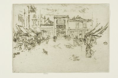Kis piactér, Tours alkotó: James McNeill Whistler