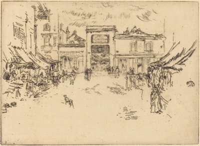 Kis piactér, Tours alkotó: James McNeill Whistler