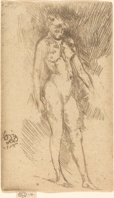 Kis aktfigura alkotó: James Abbott McNeill Whistler