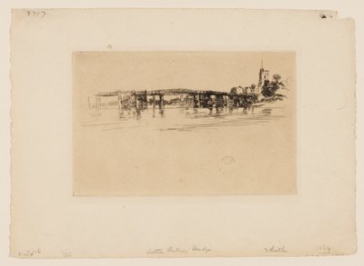 Little Putney Bridge alkotó: James Abbott McNeill Whistler
