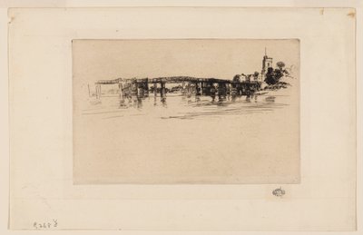 Little Putney Bridge alkotó: James Abbott McNeill Whistler