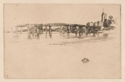 Little Putney Bridge alkotó: James Abbott McNeill Whistler